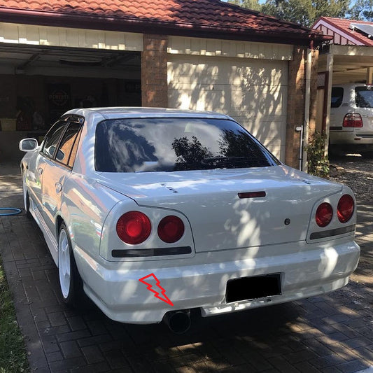 Nissan Skyline R34 GTR Rear Bumper Exhaust Heat Shield (OEM Rear Bumper Only)