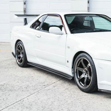 Nissan Skyline R34 GTR NIS side skirt extension(189cm)