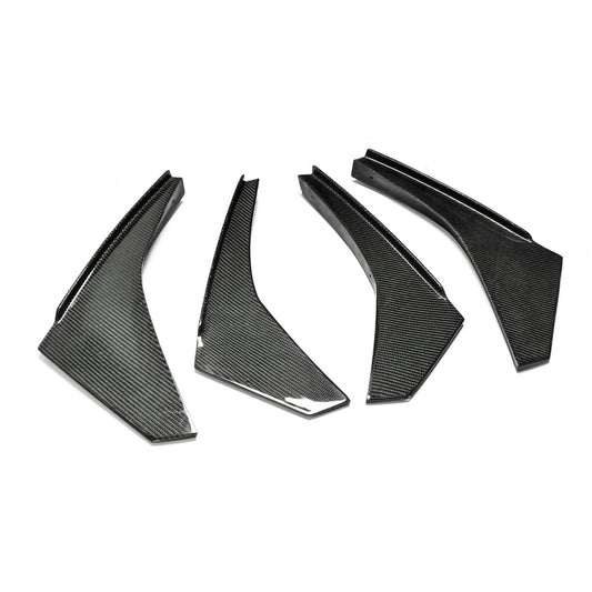 Nissan R35 GTR 2012 On front bumper canard (For OEM Front Bumper)