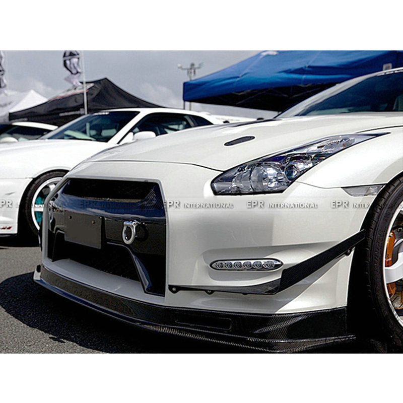 Nissan 08-12 R35 GTR Front Bumper Canard (OEM Front Bumper)
