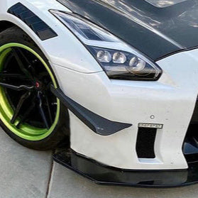 Nissan 08-12 R35 GTR Front Bumper Canard