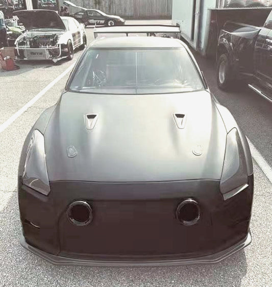 Nissan 2013 onwards R35 GTR Drag Type front bumper 2Pcs