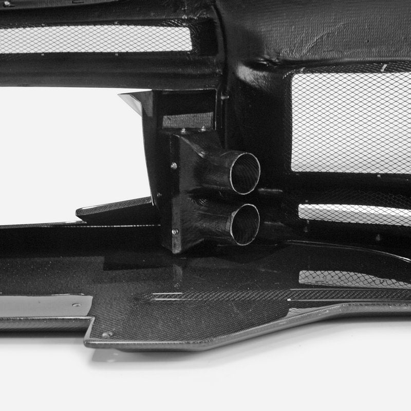 Nissan R35 Top Racing Front Bumper WIth Carbon Grille & Front Lip & Canards