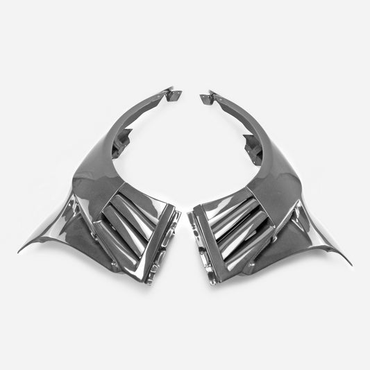 Nissan GTR R35 2013 Ver VRS Style FRP Front fender with  louver fin (Inc 6 fins,  side maker use F51 Fuga)