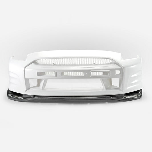 Nissan R35 TS Style Front diffuser With Duct(Only can fit TS FB)