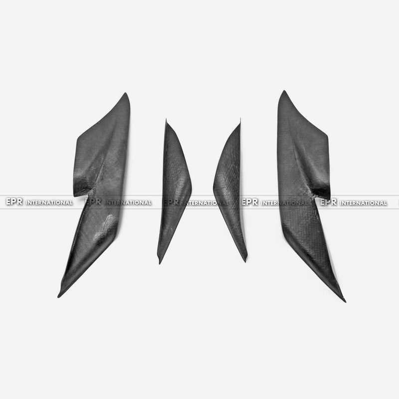 Honda S2000 00-03 AP1 JS Type Front bumper canard 4Pcs (For AP1 OE front bumper)