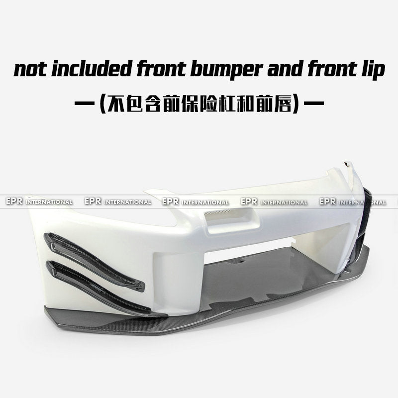 Honda S2000 JSS2 Type front bumper canard 4Pcs