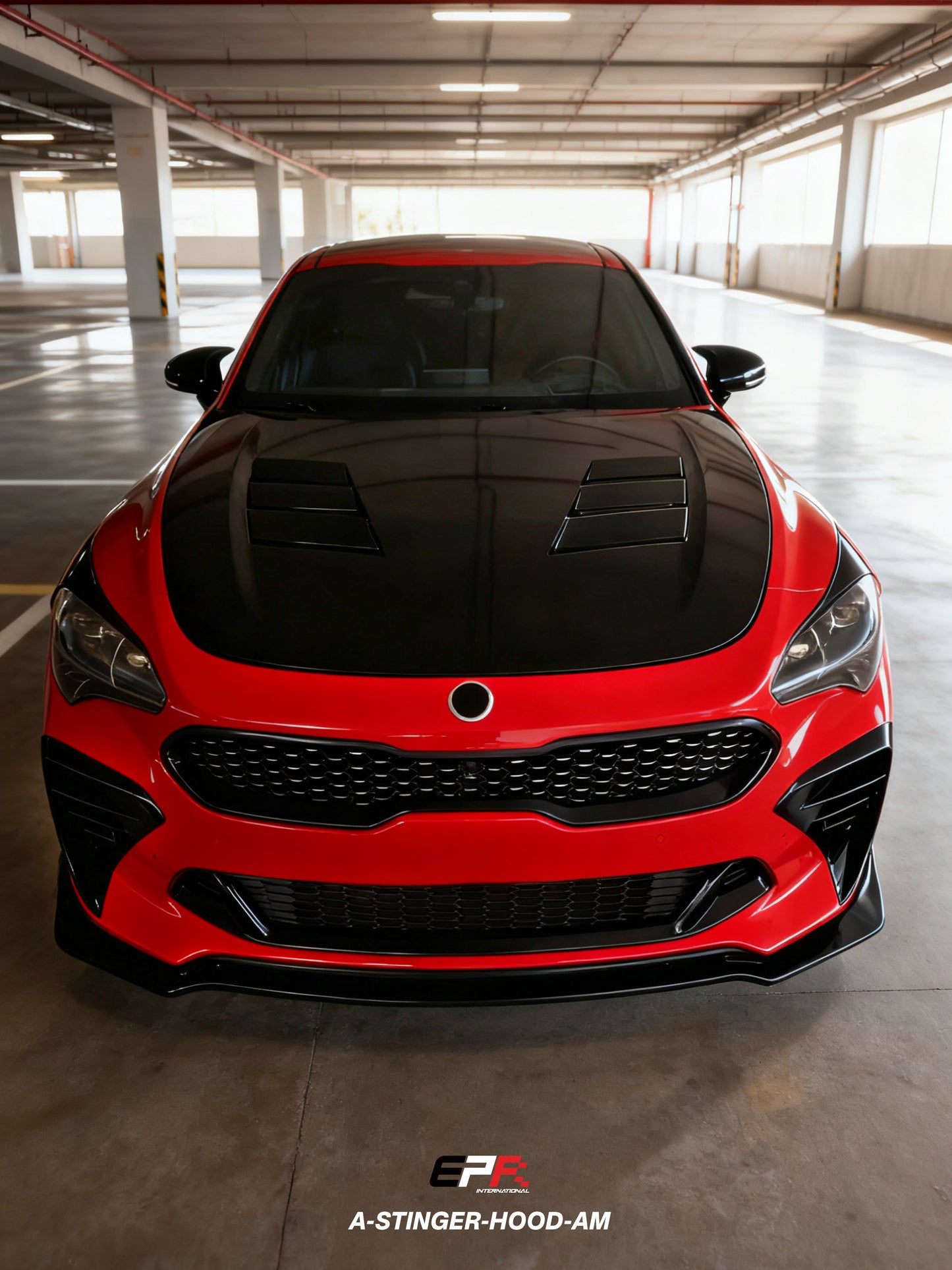 Kia Stinger AM Type vented hood