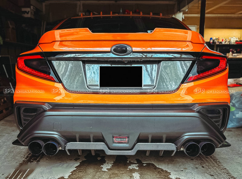 SUBARU 22+ WRX VBH rear trunk panel cover (license plate backing)