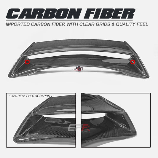 Nissan 09 onwards 370Z Z34 EPA Rear Wing with adjustable blade (With brake lights)