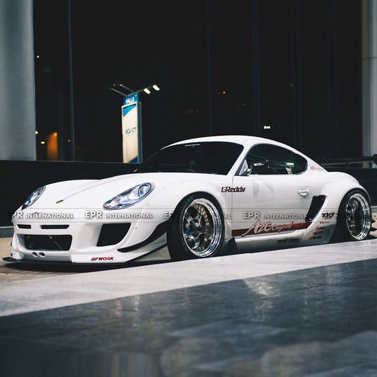 Porsche 09-12 Cayman 987.2 Gen II Facelift RB Style Front Bumper Canard