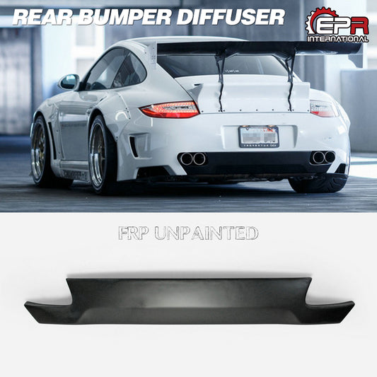 Porsche 911 997 LB Style Rear bumper diffuser (Turbo model, use late model rear light)