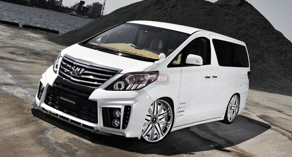 Toyota 12-14 Alphard 20 series AH20 ADM Style front bumper (Facelift)