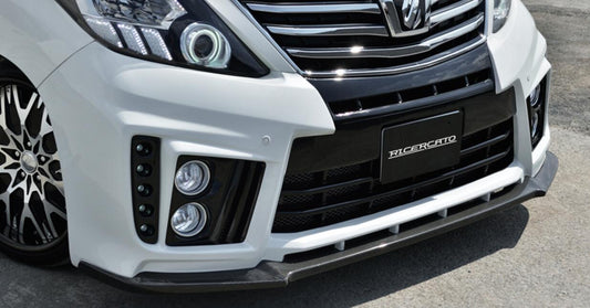 Toyota 12-14 Alphard 20 series AH20 facelifted ADM Style front lip