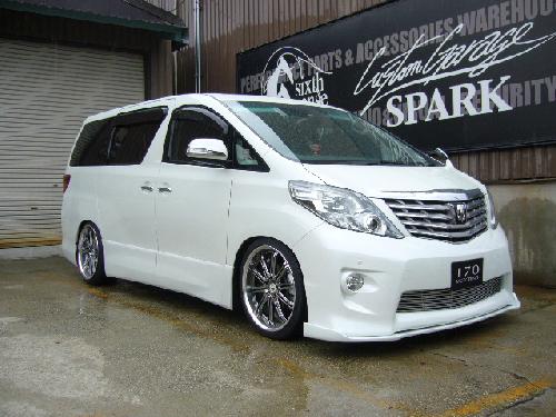 Toyota 08-11 Alphard 20 series AH20 SS2 style front lip (For S body)