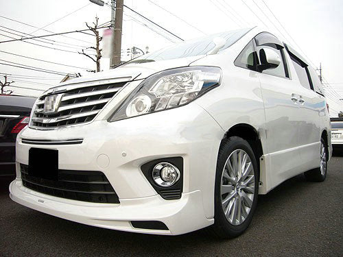 Toyota 12-14 Alphard 20 series AH20 TR Style front lip (Facelift) (For S body)