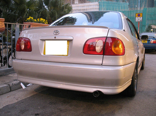 Toyota 98-00 Corolla AE110 JP Style Rear lip (4 Door Saloon)