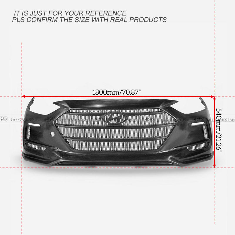 Hyundai Elantra Avante AD 2016+ EPA Style Front bumper