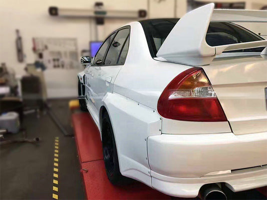 Mitsubishi 07-10 Lancer convert to EVO 5 6 V Type wide body rear fender