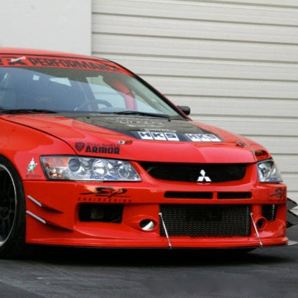 EVO 8 9 AP Style Wide Body Front Lip