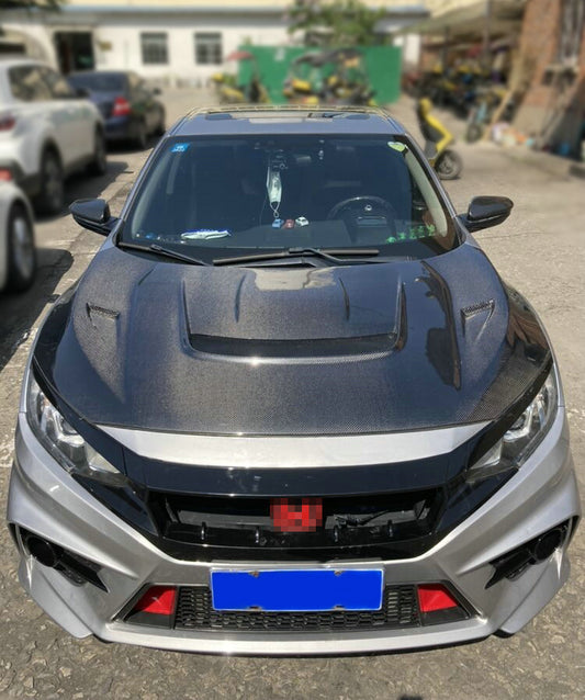 Honda 10th Generation Civic FC VRSAR1 Style Front Hood (Sedan only)