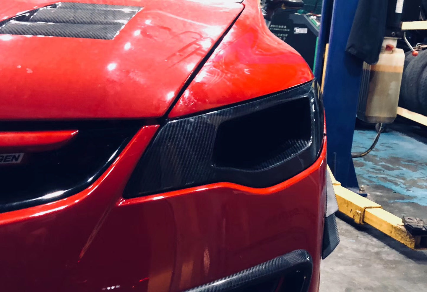 Honda Civic FD2 EPA Style Headlight Intake Duct