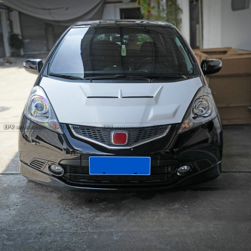 Honda 08-10 Jazz Fit GE 6 7 8 9 JS Style vented hood (With rain guard tray)