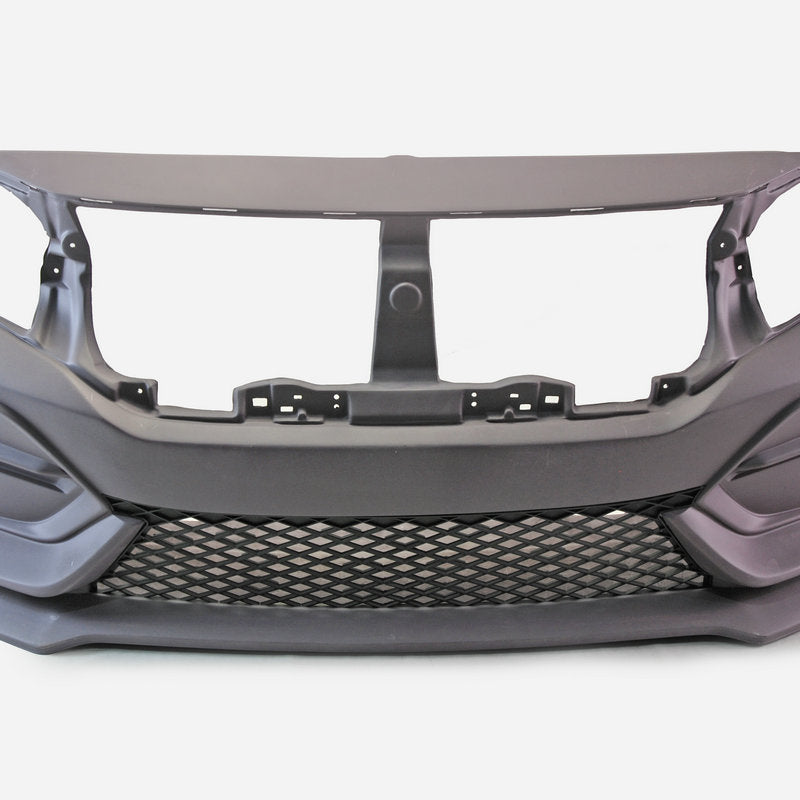 Honda FK7 convert to FK8 Front Bumper with Front Lip