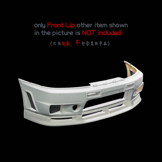 Nissan Skyline BCNR33 GTR 400R Style Front lip (For Nis 400R front bumper, R33R-FB-400R)