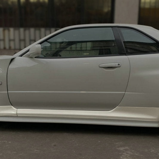 Nissan R34 GTT GTR conversion kit OE Side Skirt 2Pcs (Can only fitted with conversion front & rear fender)