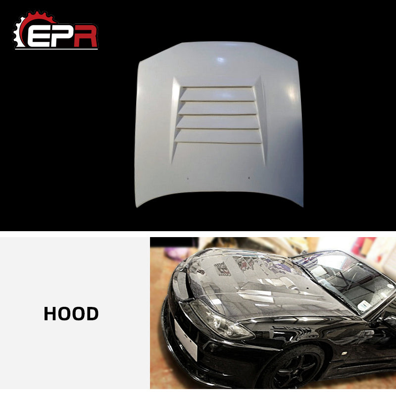 Nissan Silvia S15 NIS Hood Fibeer Glass and Carbon Fiber body kits