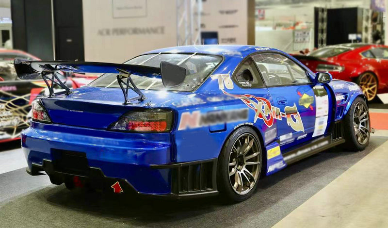 Nissan Silvia S15 DMR Type Wide Body Rear bumper diffuser blade 4Pcs