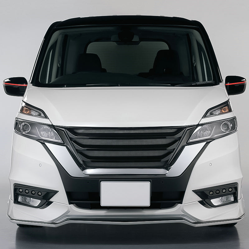 16-19 Nissan Serena C27 Highway Star ROJ Type front grill (pre-facelift)