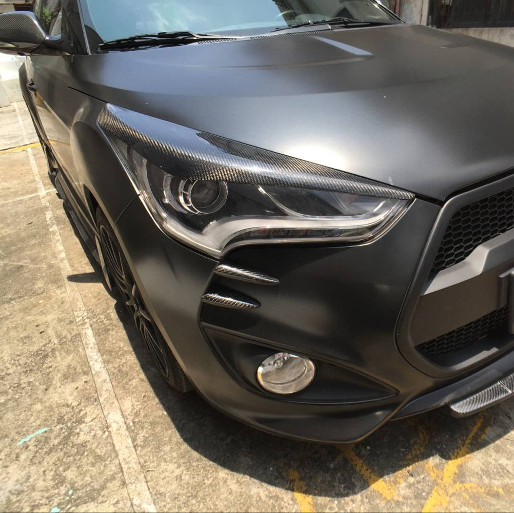Hyundai Veloster 2011-2017 Lordpower Wide Body Headlight Eyebrow