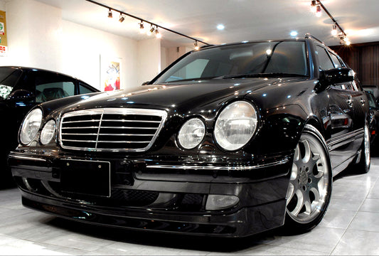 MERCEDES BENZ E-Class W210 Facelife 4door Sedan 99-02 E320 E420 E430 BRA Style Front Lip