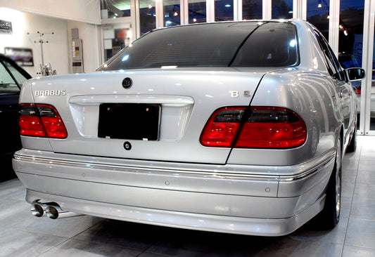 MERCEDES BENZ E-Class W210 Facelife 4door Sedan 99-02 E320 E420 E430 BRA Style Rear Lip