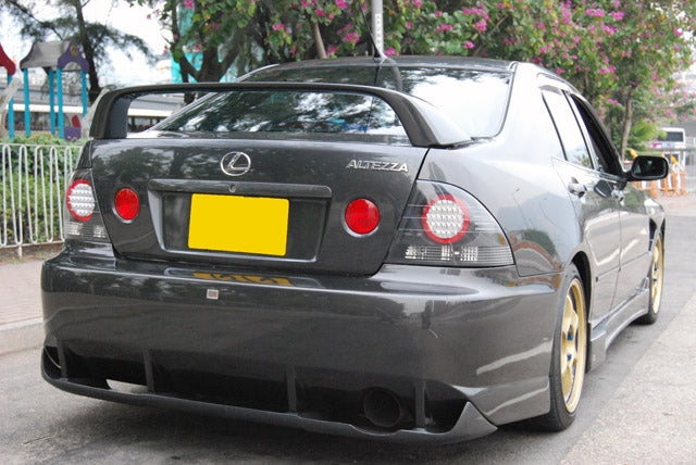 LEXUS 98-05 IS200 RS200 XE10 Altezza CS Style rear bumper with under diffuser