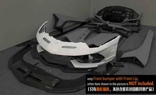 Lamborghini Aventador 700 720 750 SVJ Type Front Bumper with front lip