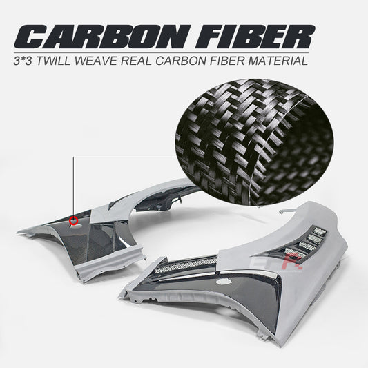 Nissan 09 onwards 370Z Z34 EPA ATTK Type front fender (top vents and below vents opened)