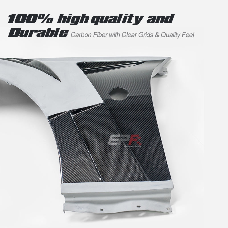 Nissan 09 onwards 370Z Z34 EPA ATTK Type front fender (top vents and below vents opened)