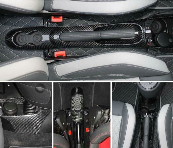 Fiat 500 595 Abarth 2016+ center console tinnel (Fit: OE:735627525 EU model)