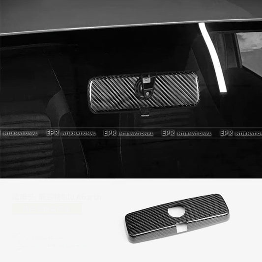 Fiat Abarth 500 595 695 Room Rear View Mirror cover (Not fit for rea rview mirrors with buttons)