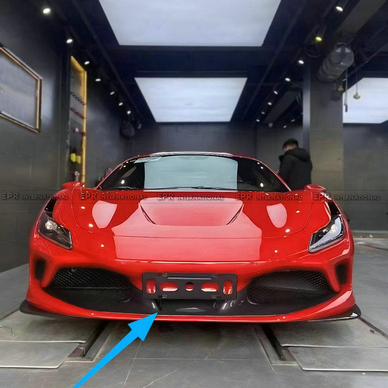 Ferrari F8 OEM style front splitter cover