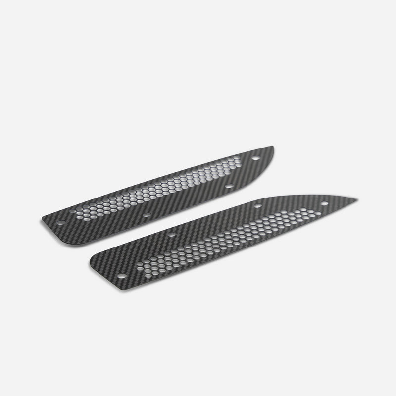 Honda Civic Type-R FL5 Dry carbon front fender stone rock guard (Large hole)