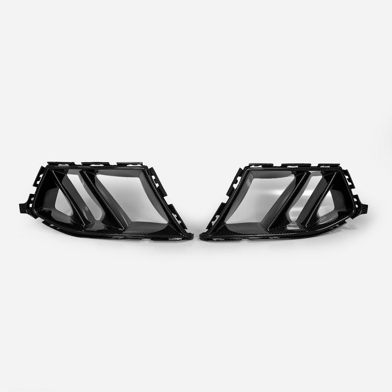 BMW M3 G80 Sedan M4 G82 Coupe Pre-preg carbon M Type twin fin air duct pair