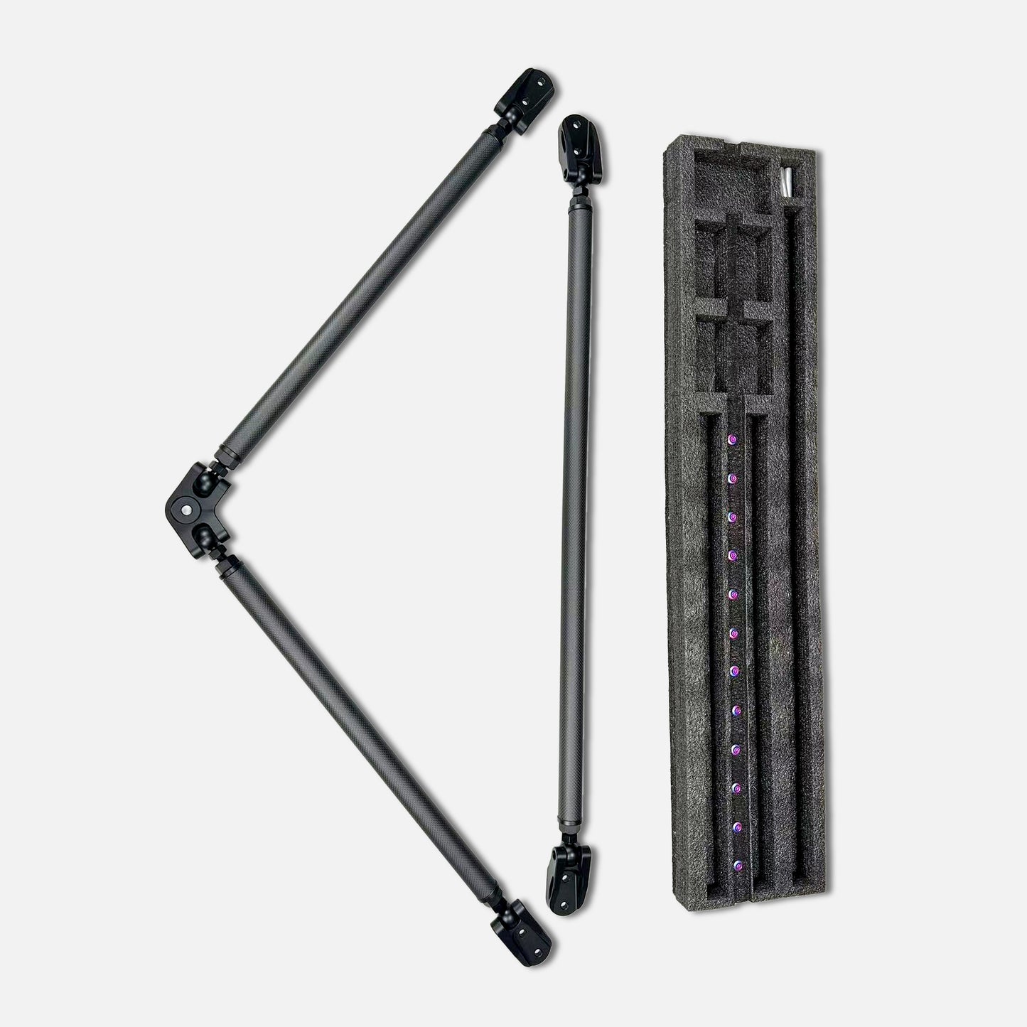 BMW M2 G87 M3 G80 M4 G82 G83 Pre-preg carbon G Type front strut bar brace set 2pcs