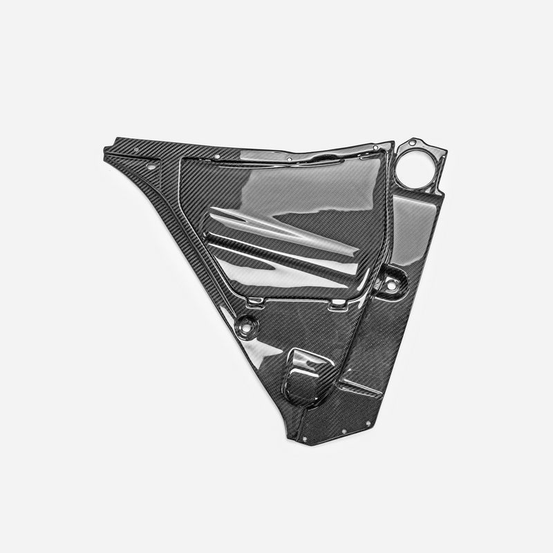 Nissan 09-20 R35 GTR OEM Engine compartment brake and battery cover Set 2Pcs