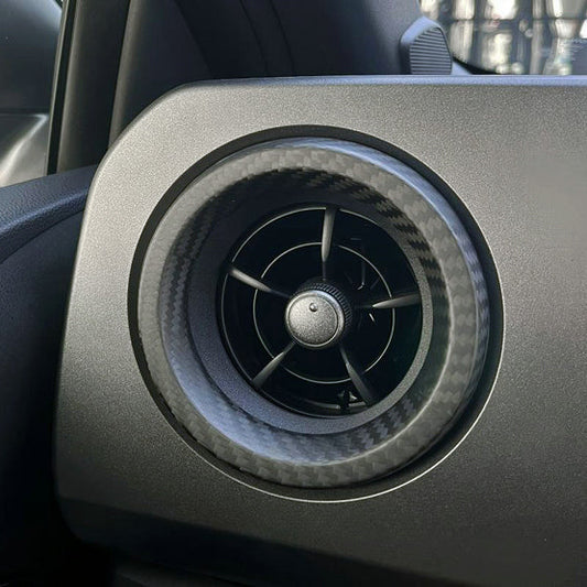 Toyota Yaris GR GXPA16 Gen 2 facelift dial side air vent cover pair (Stick on type) LHD