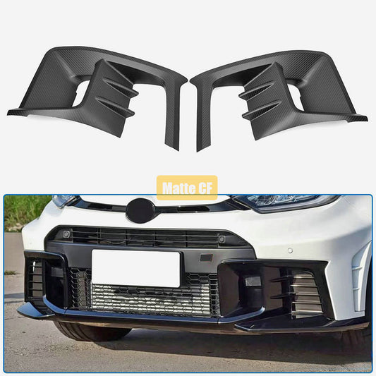 Toyota Yaris GR GXPA16 Gen 2 facelift front fog light cover pair (Stick on type)