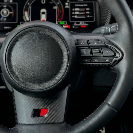 Toyota GR YARIS GXPA16 Gen 2 facelift steering wheel side trim (Stick on type)